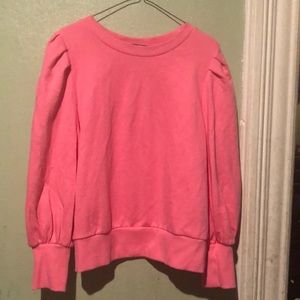 Pink sweatshirt size large never worn.